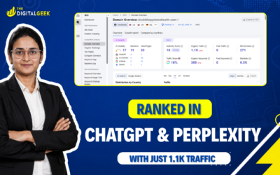 How We Ranked in ChatGPT & Perplexity with Just 1.1K Traffic